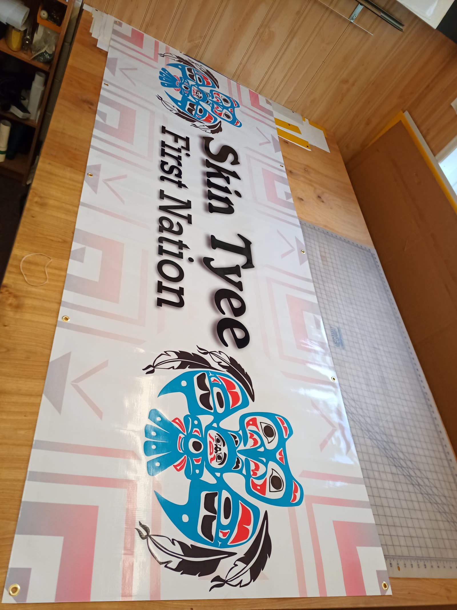 Skin Tyee First Nation banner